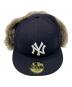 New Era（ニューエラ）の古着「フライトキャップ」｜ネイビー