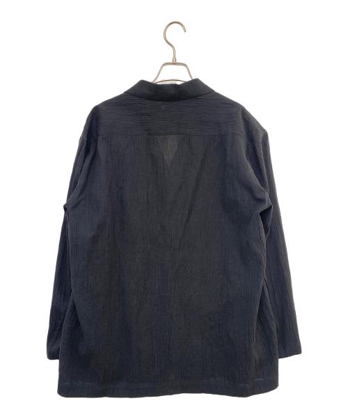 ISSEY MIYAKE（イッセイミヤケ）ISSEY MIYAKE (イッセイミヤケ) シャツジャケット ブラック サイズ:2の古着・服飾アイテム