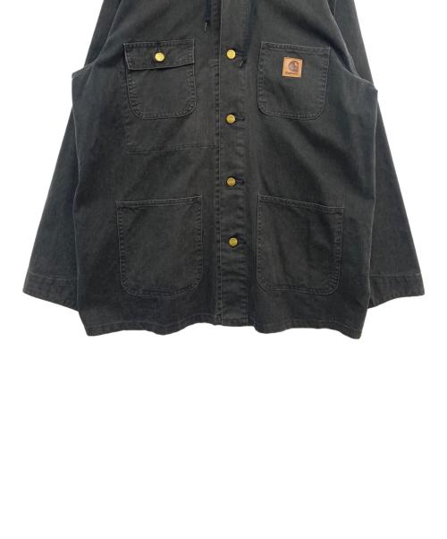 CarHartt（カーハート）CarHartt (カーハート) デニムカバーオール ブラック サイズ:XLの古着・服飾アイテム