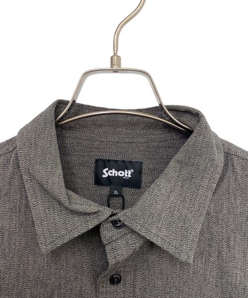 Schott（ショット）Schott (ショット) 長袖シャツ グレー サイズ:XL 未使用品の古着・服飾アイテム