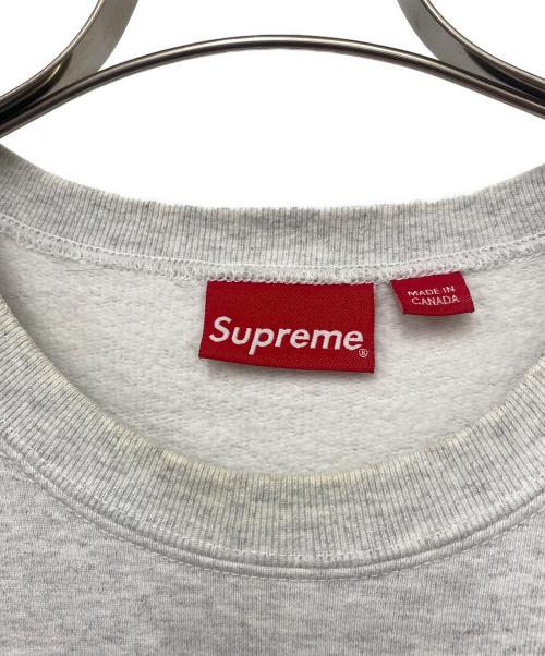 SUPREME（シュプリーム）SUPREME (シュプリーム) クルーネックスウェット ライトグレー サイズ:Lの古着・服飾アイテム
