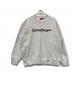SUPREME（シュプリーム）の古着「クルーネックスウェット」｜ライトグレー