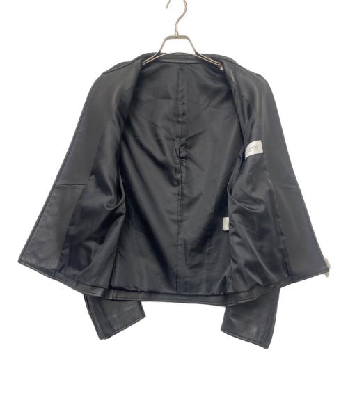 STUDIOUS（ステュディオス）STUDIOUS (ステュディオス) シングルライダースジャケット ブラック サイズ:SIZE 3の古着・服飾アイテム