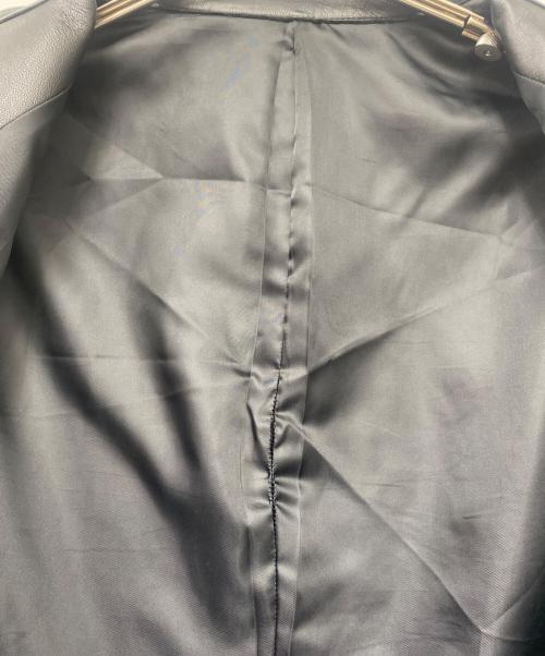 STUDIOUS（ステュディオス）STUDIOUS (ステュディオス) シングルライダースジャケット ブラック サイズ:SIZE 3の古着・服飾アイテム