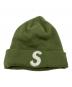 SUPREME (シュプリーム) New Era (ニューエラ) ニット帽 グリーン サイズ:表記無し：9000円