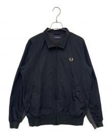 FRED PERRY（フレッドペリー）の古着「ハリントンジャケット」｜ブラック×ブラウン