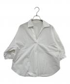 FRAMeWORKフレームワーク）の古着「半袖ブラウス」｜ホワイト