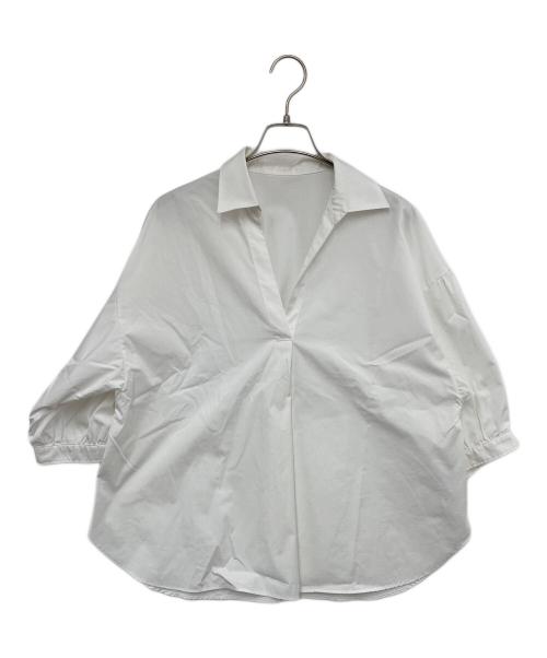 FRAMeWORK（フレームワーク）FRAMeWORK (フレームワーク) 半袖ブラウス ホワイト サイズ:Freeの古着・服飾アイテム