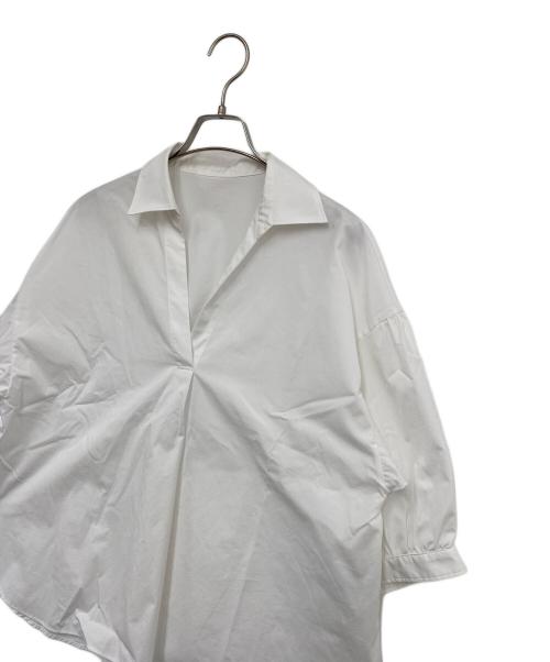 FRAMeWORK（フレームワーク）FRAMeWORK (フレームワーク) 半袖ブラウス ホワイト サイズ:Freeの古着・服飾アイテム