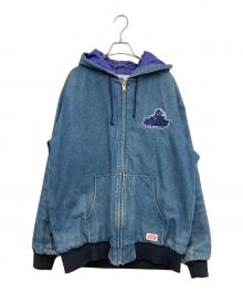 X-LARGE（エクストララージ）の古着「中綿ジャケット」｜ブルー