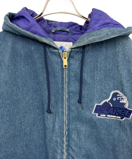 X-LARGE（エクストララージ）X-LARGE (エクストララージ) 中綿ジャケット ブルー サイズ:Ｌの古着・服飾アイテム