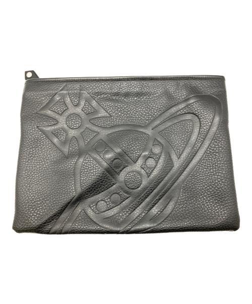 Vivienne Westwood（ヴィヴィアンウエストウッド）Vivienne Westwood (ヴィヴィアンウエストウッド) クラッチバッグ ブラックの古着・服飾アイテム