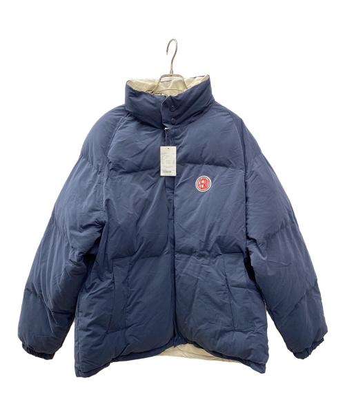 PERUSHU（ペルーシュ）PERUSHU (ペルーシュ) リバーSブル中綿ジャケット ネイビー×ベージュ サイズ:Ｌ 未使用品の古着・服飾アイテム