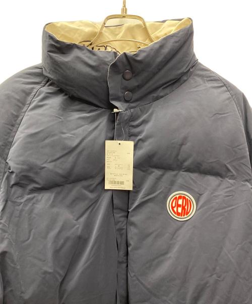 PERUSHU（ペルーシュ）PERUSHU (ペルーシュ) リバーSブル中綿ジャケット ネイビー×ベージュ サイズ:Ｌ 未使用品の古着・服飾アイテム