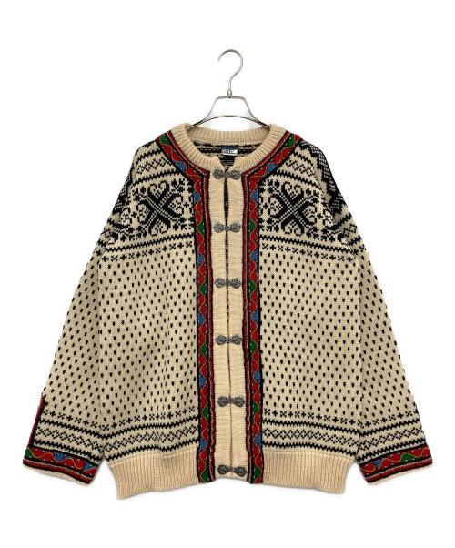 DALE OF NORWAY（ダーレ オブ ノルウェイ）DALE OF NORWAY (ダーレ オブ ノルウェイ) 厚手カーディガン ベージュ サイズ:52の古着・服飾アイテム