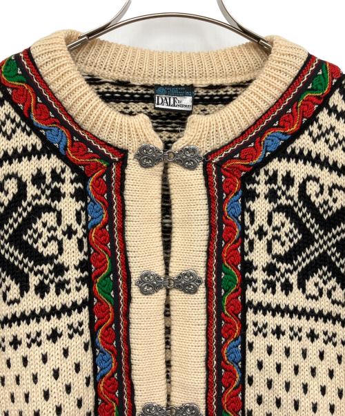 DALE OF NORWAY（ダーレ オブ ノルウェイ）DALE OF NORWAY (ダーレ オブ ノルウェイ) 厚手カーディガン ベージュ サイズ:52の古着・服飾アイテム