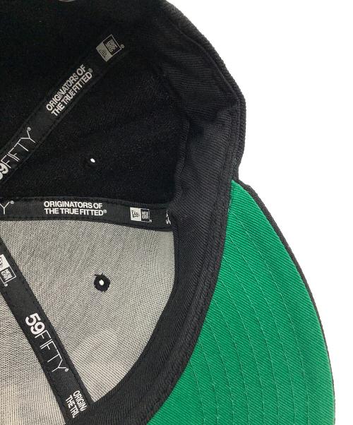 New Era（ニューエラ）New Era (ニューエラ) キャップ ブラック×グリーン サイズ:71/8 未使用品の古着・服飾アイテム