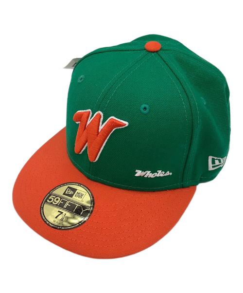 New Era（ニューエラ）New Era (ニューエラ) キャップ グリーン×オレンジ サイズ:71/8 未使用品の古着・服飾アイテム