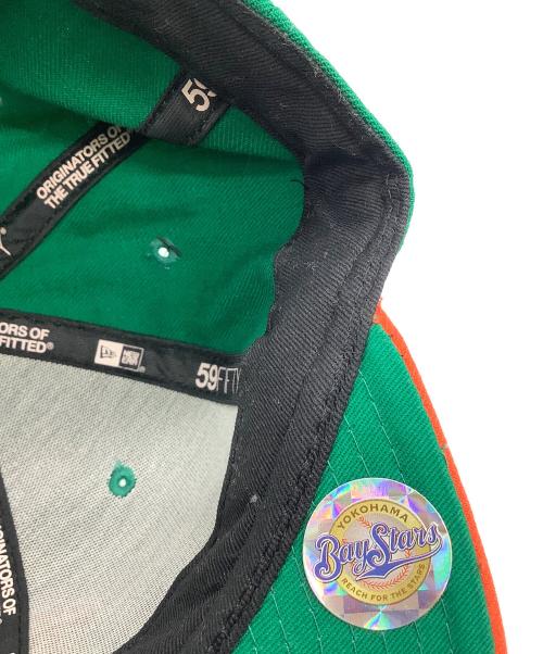 New Era（ニューエラ）New Era (ニューエラ) キャップ グリーン×オレンジ サイズ:71/8 未使用品の古着・服飾アイテム