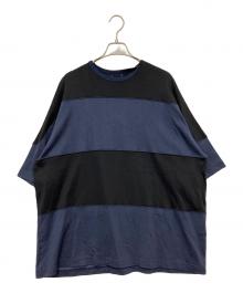 jeans factory×Name.（ジーンズファクトリー×ネーム）の古着「半袖カットソー」｜ネイビー