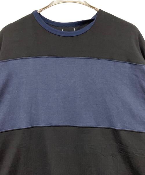 jeans factory（ジーンズファクトリー）jeans factory (ジーンズファクトリー) Name. (ネーム) 半袖カットソー ネイビー 未使用品の古着・服飾アイテム