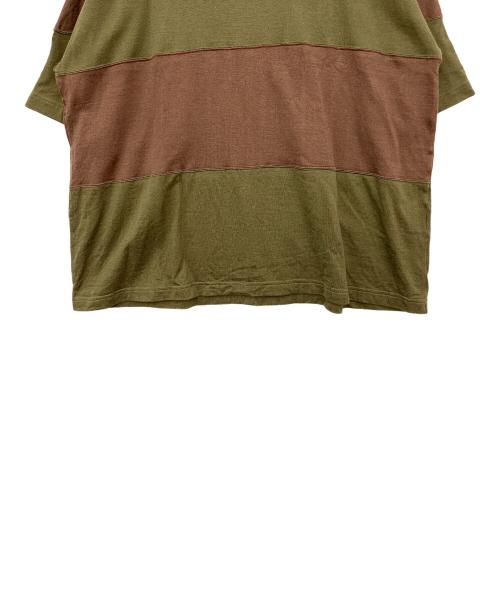 jeans factory（ジーンズファクトリー）jeans factory (ジーンズファクトリー) Name. (ネーム) 半袖カットソー ブラウン 未使用品の古着・服飾アイテム