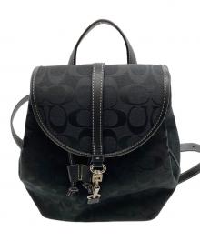 COACH（コーチ）の古着「リュック」｜ブラック