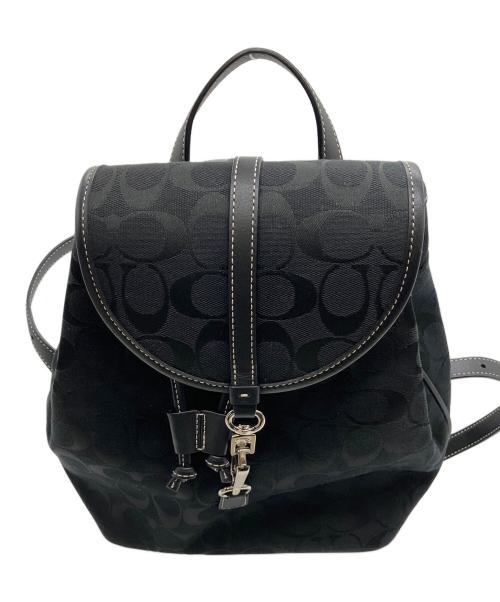 COACH（コーチ）COACH (コーチ) リュック ブラックの古着・服飾アイテム