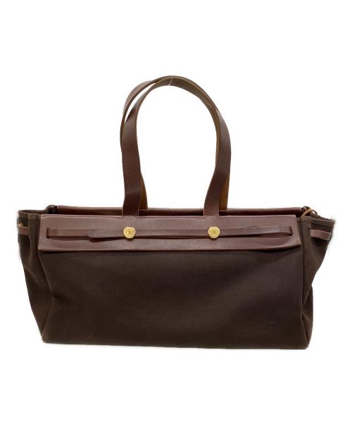 HERMES（エルメス）HERMES (エルメス) エールバッグ カバスMMトートバッグ ブラウンの古着・服飾アイテム