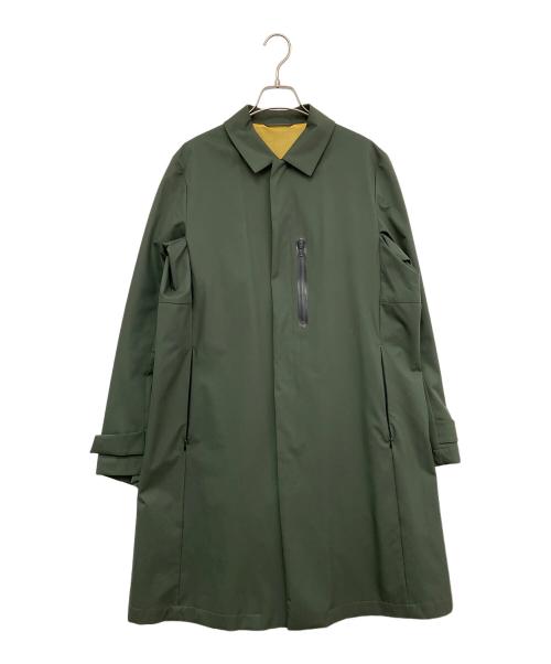 DESCENTE（デサント）DESCENTE (デサント) ステンカラーコート グリーン サイズ:Ｌの古着・服飾アイテム