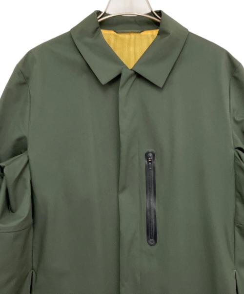DESCENTE（デサント）DESCENTE (デサント) ステンカラーコート グリーン サイズ:Ｌの古着・服飾アイテム