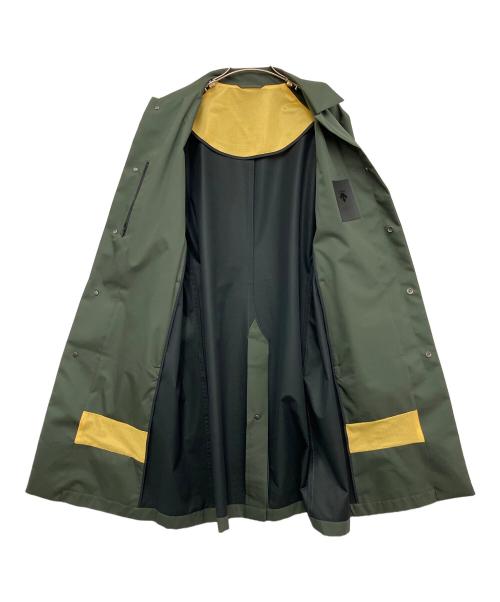 DESCENTE（デサント）DESCENTE (デサント) ステンカラーコート グリーン サイズ:Ｌの古着・服飾アイテム