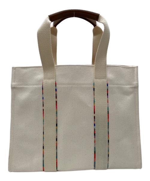 PS Paul Smith（ＰＳポールスミス）PS Paul Smith (ＰＳポールスミス) トートバッグ アイボリーの古着・服飾アイテム