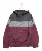 ATTACHMENTアタッチメント）の古着「アノラックパーカー」｜グレー×ボルドー