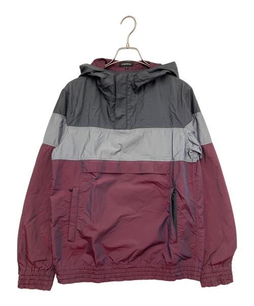 ATTACHMENT（アタッチメント）ATTACHMENT (アタッチメント) アノラックパーカー グレー×ボルドー サイズ:2の古着・服飾アイテム