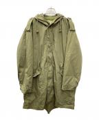 HOUSTONヒューストン）の古着「ライナー付モッズコート」｜オリーブ