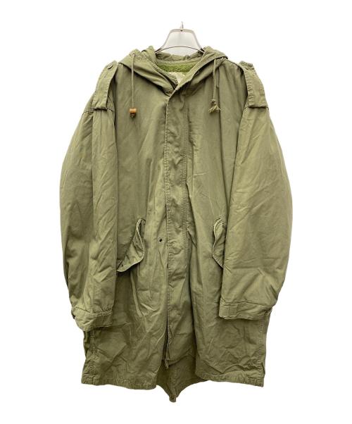 HOUSTON（ヒューストン）HOUSTON (ヒューストン) ライナー付モッズコート オリーブ サイズ:XSの古着・服飾アイテム