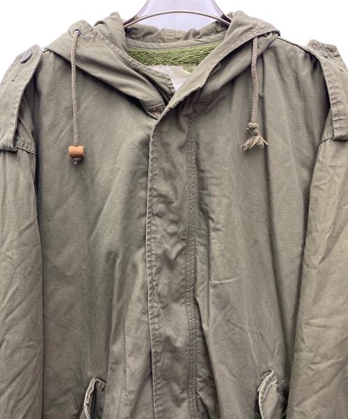 HOUSTON（ヒューストン）HOUSTON (ヒューストン) ライナー付モッズコート オリーブ サイズ:XSの古着・服飾アイテム