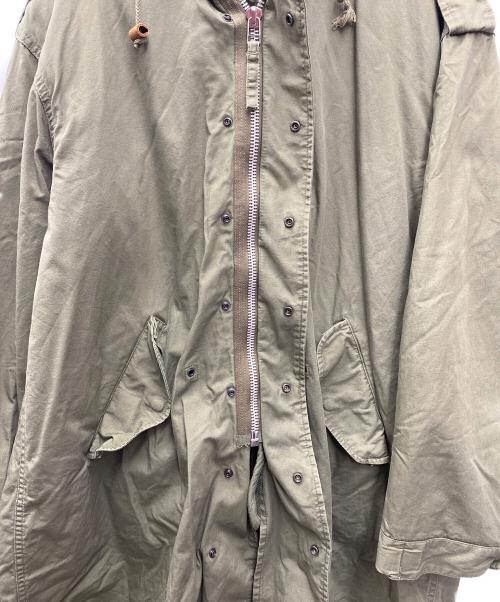 HOUSTON（ヒューストン）HOUSTON (ヒューストン) ライナー付モッズコート オリーブ サイズ:XSの古着・服飾アイテム