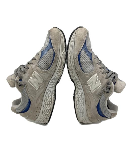 NEW BALANCE（ニューバランス）NEW BALANCE (ニューバランス) ローカットスニーカー グレー×ブルー サイズ:26.5cmの古着・服飾アイテム