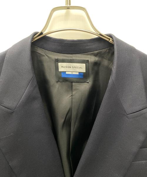 MAISON SPECIAL（メゾンスペシャル）MAISON SPECIAL (メゾンスペシャル) テーラードジャケット ネイビー サイズ:02の古着・服飾アイテム