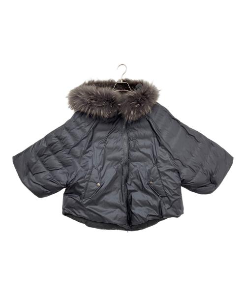 TATRAS（タトラス）TATRAS (タトラス) リバーシブルダウンポンチョ ブラック サイズ:03の古着・服飾アイテム