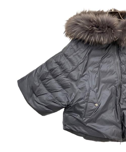 TATRAS（タトラス）TATRAS (タトラス) リバーシブルダウンポンチョ ブラック サイズ:03の古着・服飾アイテム