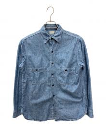 WAREHOUSE（ウエアハウス）の古着「長袖シャツ」｜インディゴ
