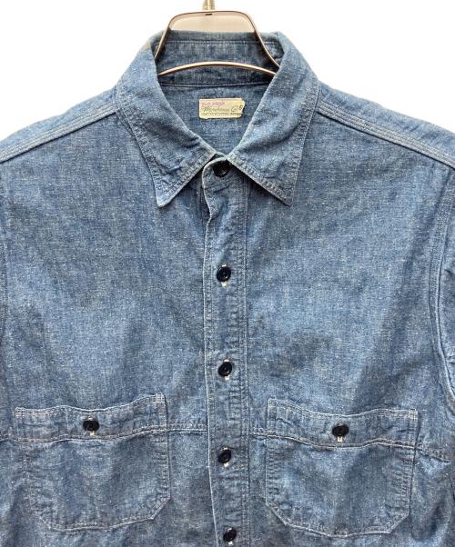 WAREHOUSE（ウエアハウス）WAREHOUSE (ウエアハウス) 長袖シャツ インディゴ サイズ:36の古着・服飾アイテム