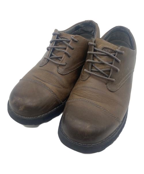 KEEN（キーン）KEEN (キーン) レザーシューズ ブラウン サイズ:28cmの古着・服飾アイテム