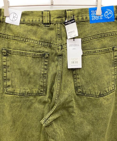 POLAR SKATE（ポーラー スケート）POLAR SKATE (ポーラー スケート) デニムパンツ オリーブ サイズ:XL 未使用品の古着・服飾アイテム