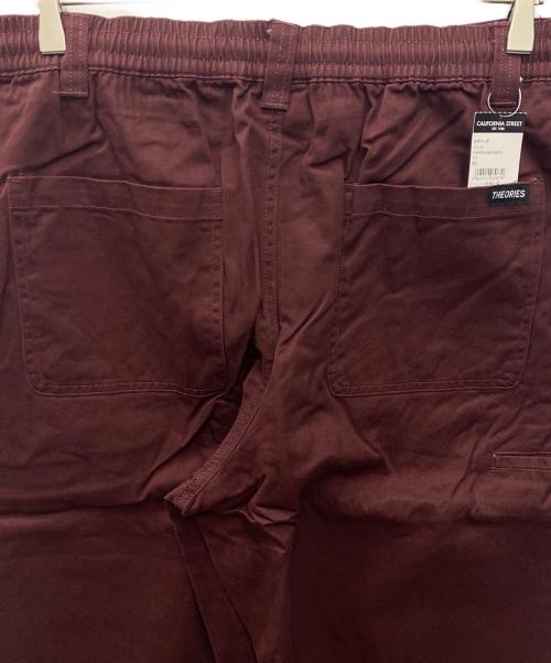 THEORIES（セオリーズ）THEORIES (セオリーズ) stamplounge-pants ワインレッド サイズ:XL 未使用品の古着・服飾アイテム
