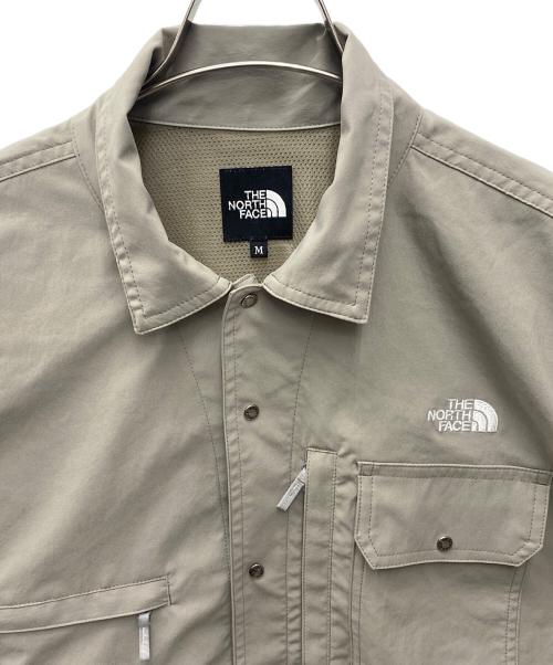 THE NORTH FACE（ザ ノース フェイス）THE NORTH FACE (ザ ノース フェイス) ワークシャツ ライトグレー サイズ:Ｍの古着・服飾アイテム