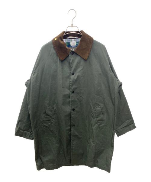 NECESSARY or UNNECESSARY（ネセサリーオアアンネセサリー）NECESSARY or UNNECESSARY (ネセサリーオアアンネセサリー) バーバーコート オリーブ サイズ:Ｌの古着・服飾アイテム